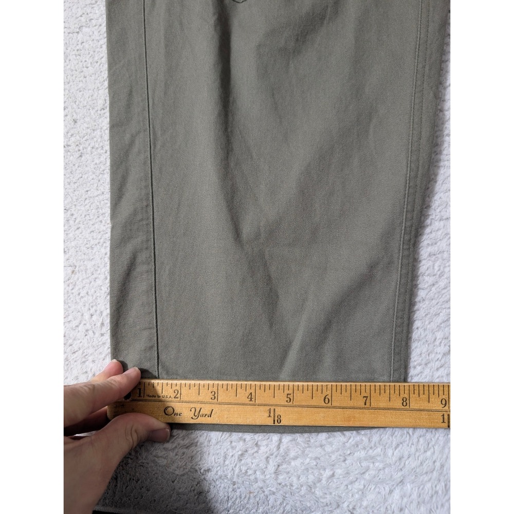 NEW! Old Navy Pulla Utility Pants Women 2X Green Stretch High Rise Inseam 27.5 - Picture 8 of 10